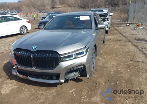 2020 BMW 750I xDrive из США, поврежденный, VIN WBA7U2C05LGJ59776